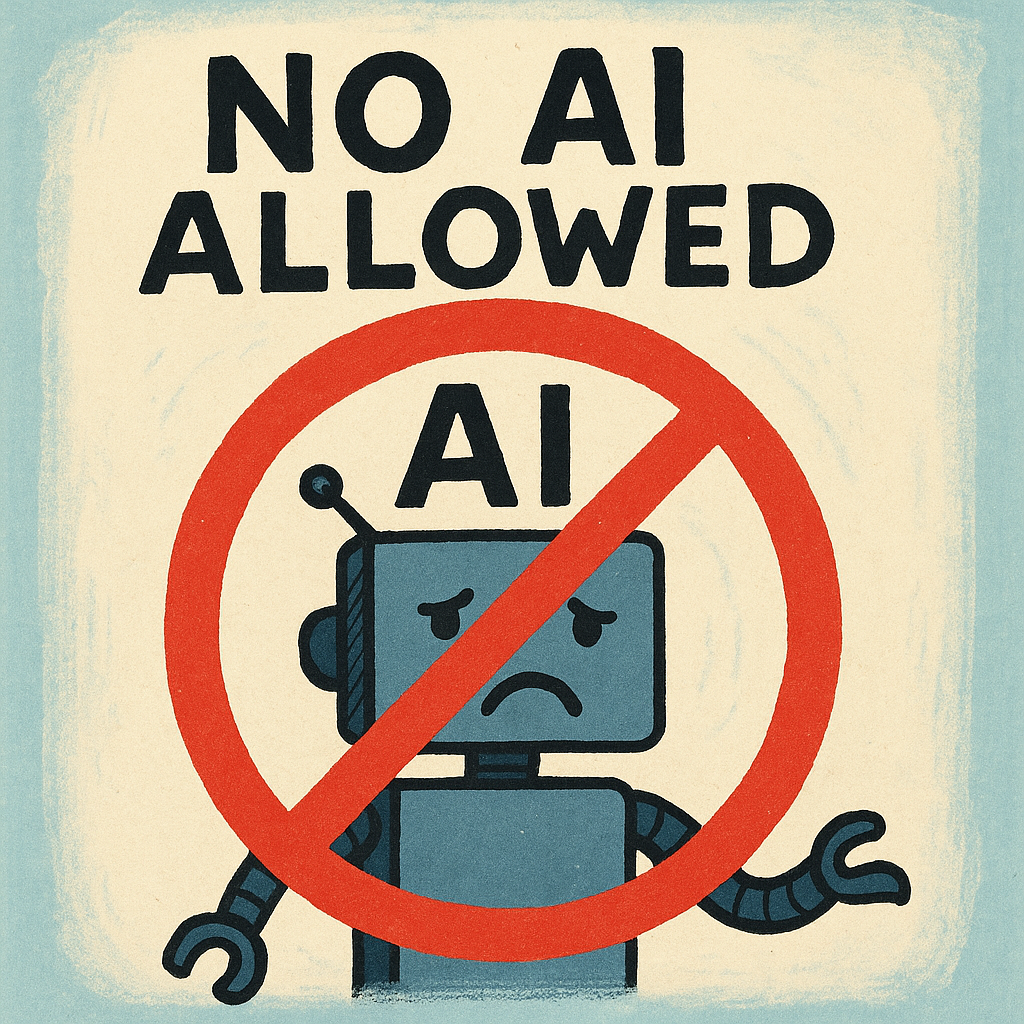 No AI allowed